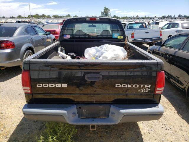 1D7HL38K44S651519 - 2004 DODGE DAKOTA QUAD SPORT BLACK photo 6