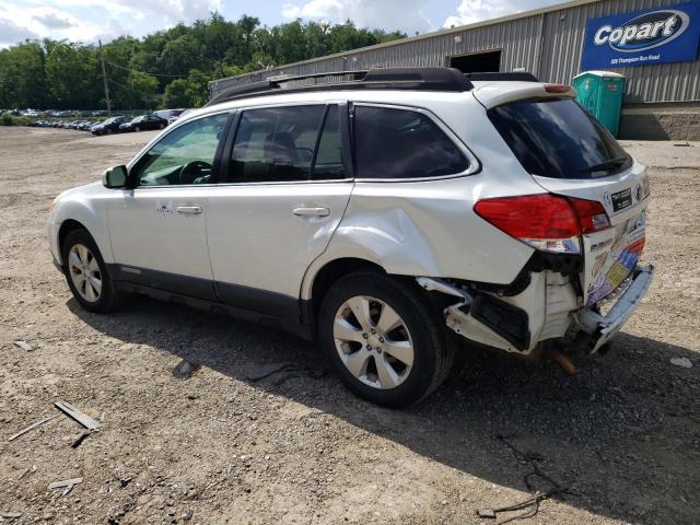 4S4BRBKC0A3369647 - 2010 SUBARU OUTBACK 2.5I LIMITED WHITE photo 2