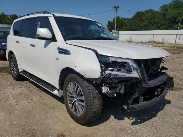 JN8AY2AC1N9163250 - 2022 NISSAN ARMADA S WHITE photo 4