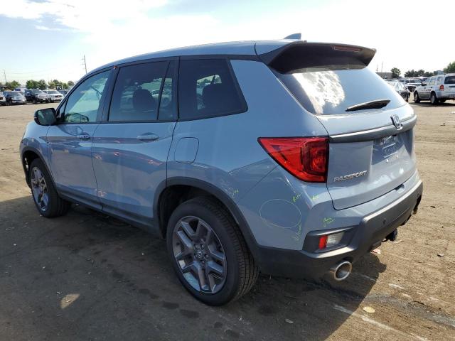 5FNYF8H53NB020879 - 2022 HONDA PASSPORT EXL BLUE photo 2