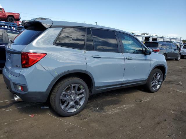 5FNYF8H53NB020879 - 2022 HONDA PASSPORT EXL BLUE photo 3