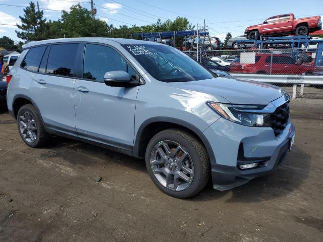 5FNYF8H53NB020879 - 2022 HONDA PASSPORT EXL BLUE photo 4