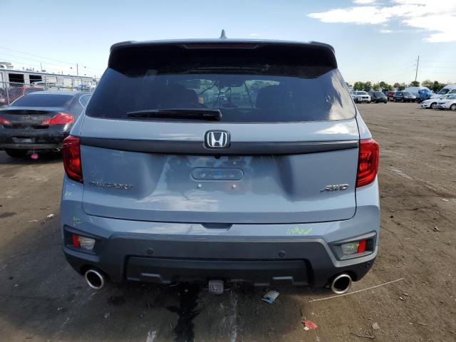 5FNYF8H53NB020879 - 2022 HONDA PASSPORT EXL BLUE photo 6