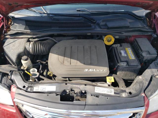 2C4RC1CG1ER198470 - 2014 CHRYSLER TOWN & COU TOURING L RED photo 12