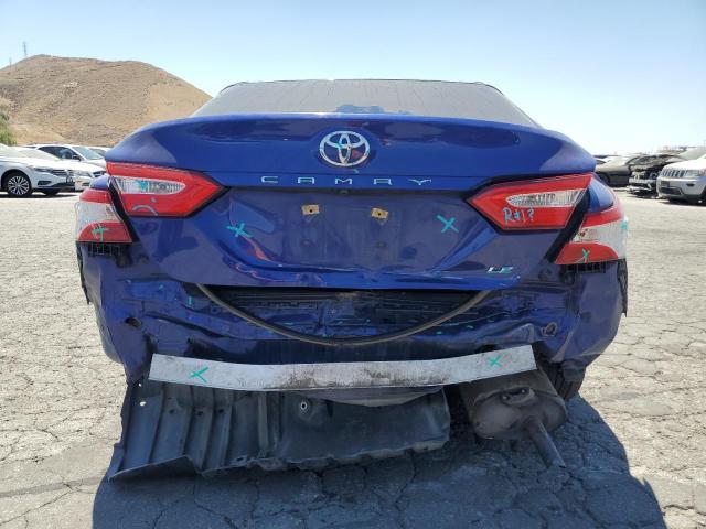 4T1B11HK2JU620257 - 2018 TOYOTA CAMRY L BLUE photo 6