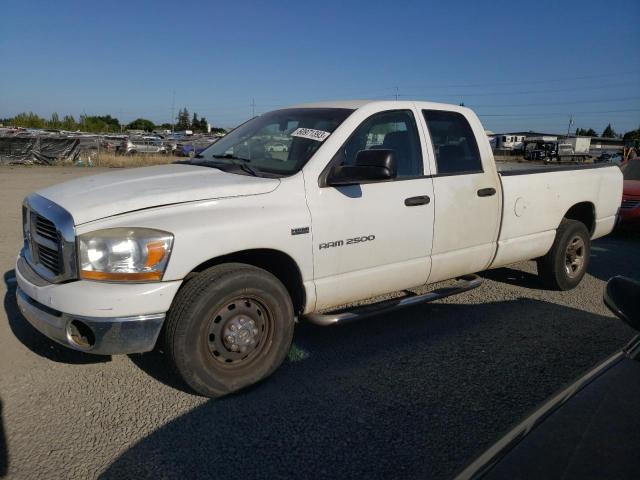 3D7KR28D76G224636 - 2006 DODGE RAM 2500 ST WHITE photo 1