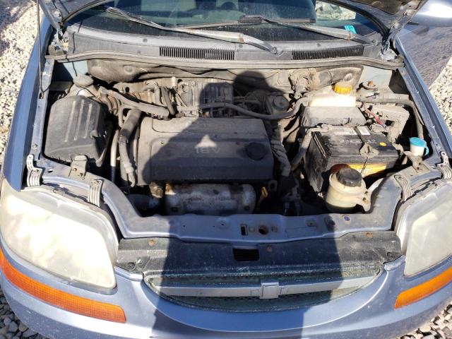 KL1TD56656B649338 - 2006 CHEVROLET AVEO BASE BLUE photo 11