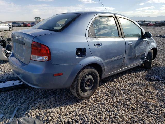 KL1TD56656B649338 - 2006 CHEVROLET AVEO BASE BLUE photo 3