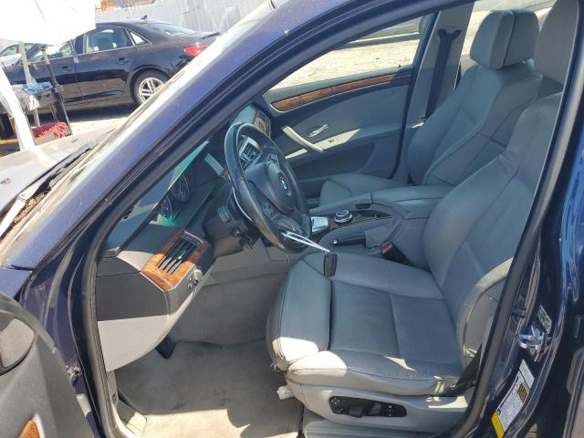 WBANU53528C113258 - 2008 BMW 528 I BLUE photo 7