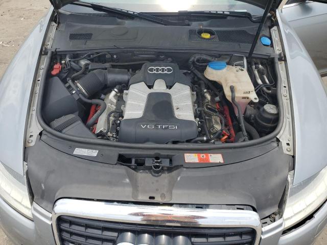 WAUKGAFB1AN060860 - 2010 AUDI A6 PRESTIGE ვერცხლისფერი ფოტო 11