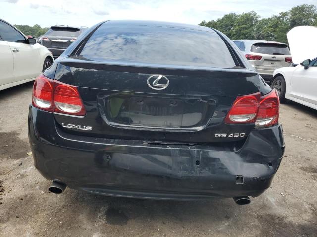 JTHBN96S165005595 - 2006 LEXUS GS 430 BLACK photo 6