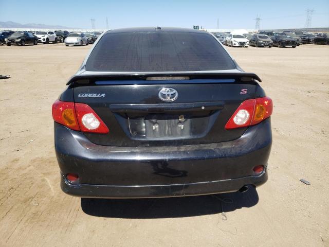 2T1BU4EEXAC422325 - 2010 TOYOTA COROLLA BASE BLACK photo 6