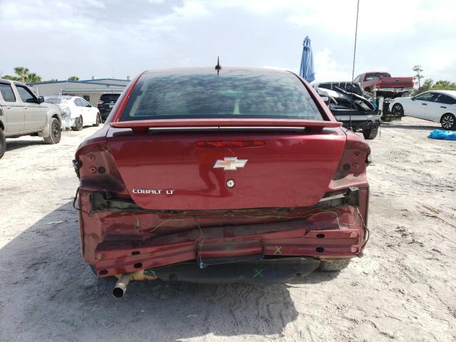 1G1AT58HX97274936 - 2009 CHEVROLET COBALT LT BURGUNDY photo 6