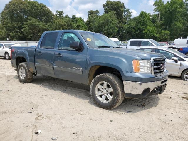 3GTP2VE7XCG227370 - 2012 GMC SIERRA K1500 SLE BLUE photo 4