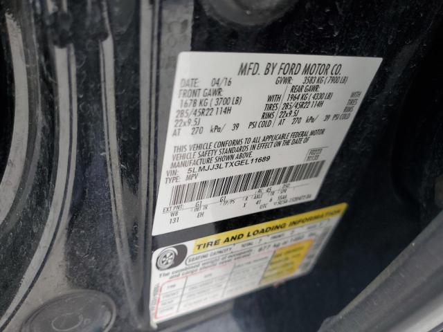 5LMJJ3LTXGEL11689 - 2016 LINCOLN NAVIGATOR L RESERVE 黑色 照片 14