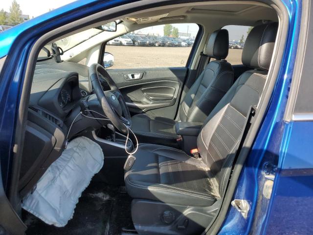 MAJ6S3KL6KC287333 - 2019 FORD ECOSPORT TITANIUM BLUE photo 7