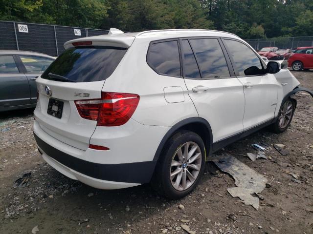 5UXWX9C58D0A18240 - 2013 BMW X3 XDRIVE28I WHITE photo 3