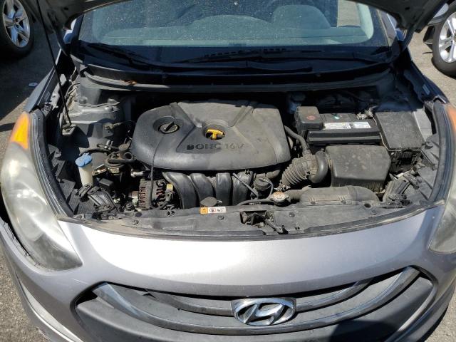 KMHD35LEXDU033921 - 2013 HYUNDAI ELANTRA GT GRAY photo 11