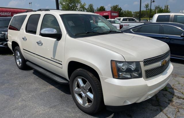 1GNSKKE70CR158589 - 2012 CHEVROLET SUBURBAN K1500 LTZ WHITE photo 1