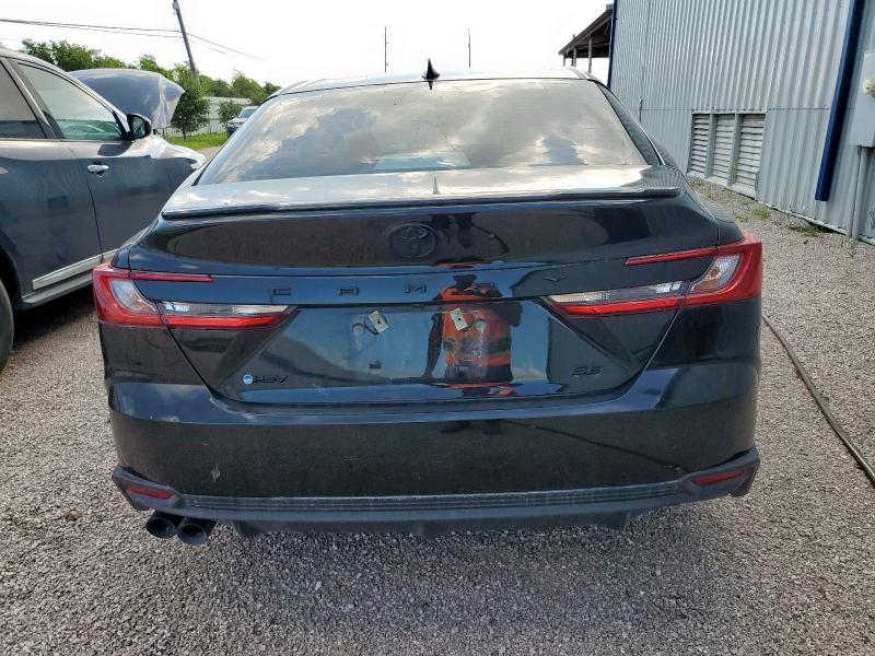 4T1DAACK2SU544279 - 2025 TOYOTA CAMRY XSE BLACK photo 6
