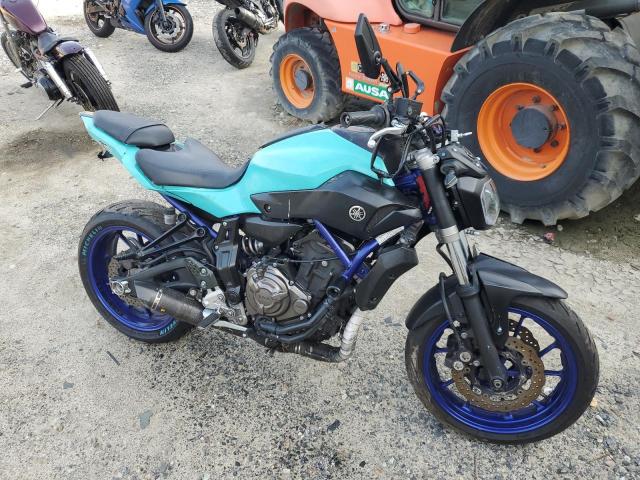 JYARM06Y3FA001862 - 2015 YAMAHA FZ07 C TURQUOISE photo 1