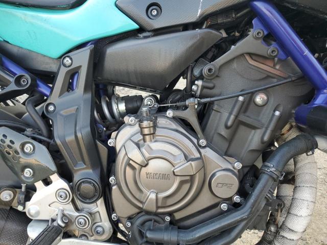 JYARM06Y3FA001862 - 2015 YAMAHA FZ07 C TURQUOISE photo 7