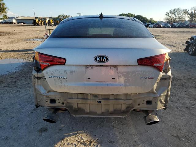 KNAGN4A70B5168503 - 2011 KIA OPTIMA EX SILVER photo 6