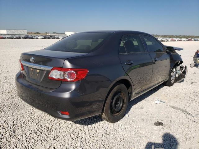 JTDBU4EE2DJ116583 - 2013 TOYOTA COROLLA BASE GRAY photo 4