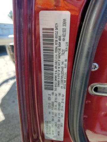 1C6RR7NM0JS254449 - 2018 RAM 1500 LARAMIE RED photo 12