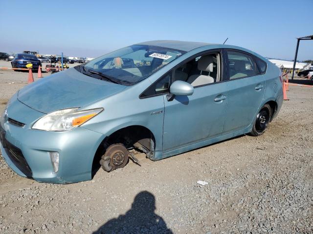 JTDKN3DU5D1732245 - 2013 TOYOTA PRIUS GREEN photo 1