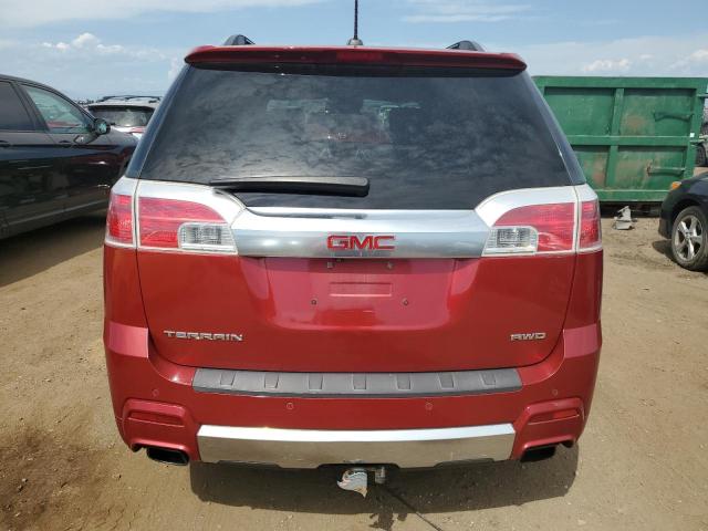 2GKFLZE36F6124366 - 2015 GMC TERRAIN DENALI RED photo 6