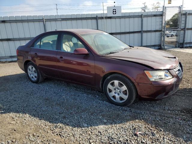 5NPET46C69H556366 - 2009 HYUNDAI SONATA GLS BURGUNDY photo 4