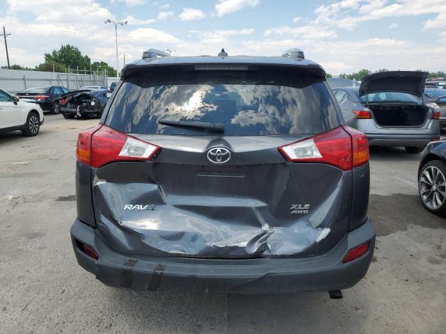 2T3RFREV3FW407975 - 2015 TOYOTA RAV4 XLE GRAY photo 6