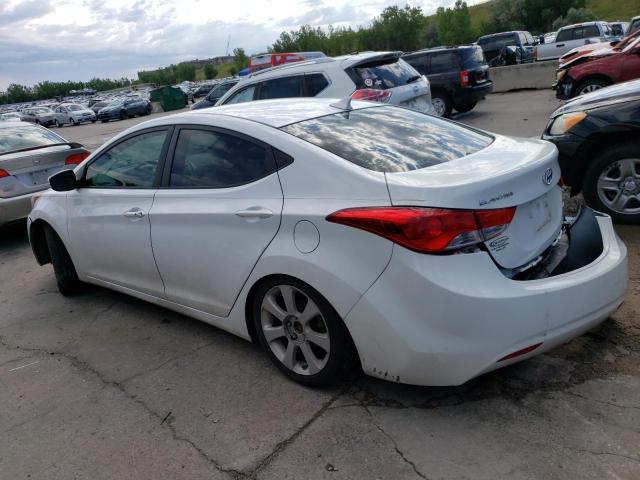 5NPDH4AE5DH234171 - 2013 HYUNDAI ELANTRA GLS WHITE photo 2