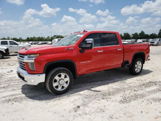 1GC4YPEY2MF135288 - 2021 CHEVROLET SILVERADO K2500 HEAVY DUTY LTZ RED photo 1