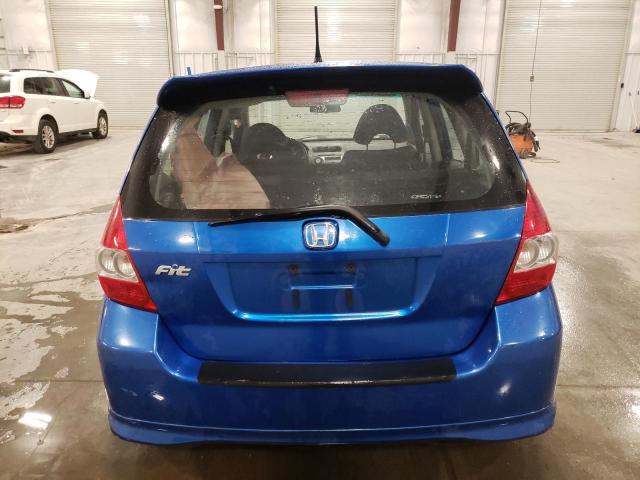 JHMGD37627S054136 - 2007 HONDA FIT S 蓝色 照片 6