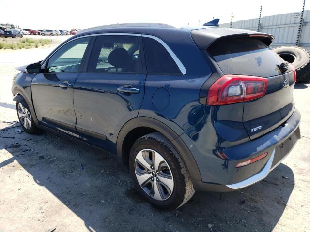 KNDCC3LC3H5102015 - 2017 KIA NIRO EX BLUE photo 2