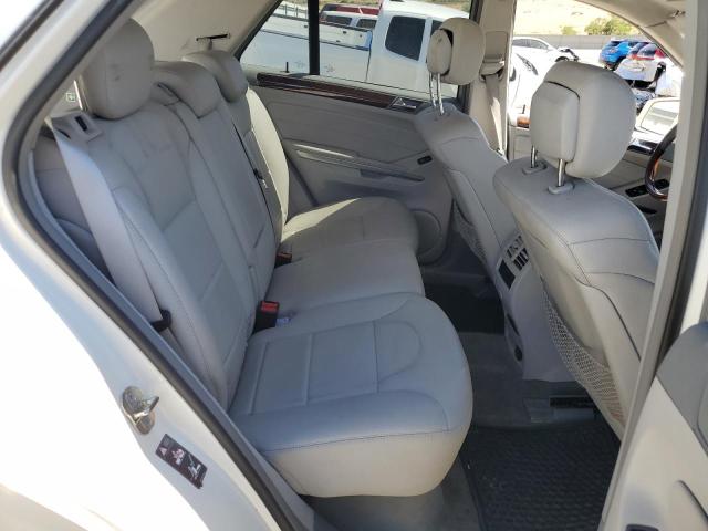 4JGBB8GB0BA638881 - 2011 MERCEDES-BENZ ML 350 4MATIC WHITE photo 10