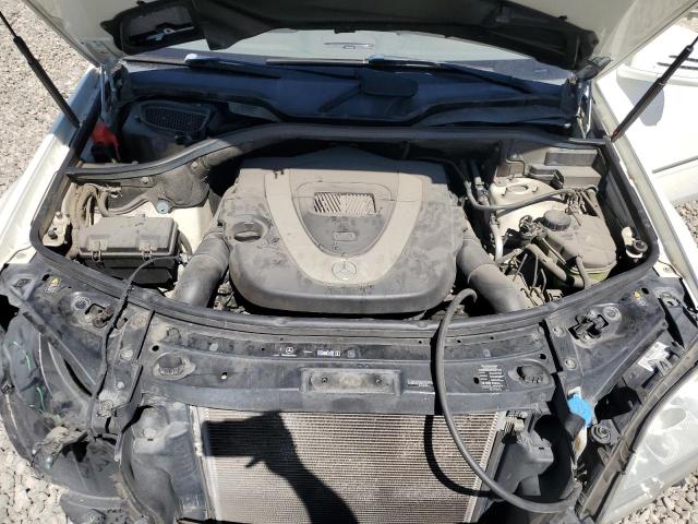 4JGBB8GB0BA638881 - 2011 MERCEDES-BENZ ML 350 4MATIC WHITE photo 11