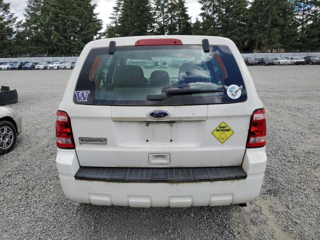 1FMCU0C78CKB68189 - 2012 FORD ESCAPE XLS WHITE photo 6