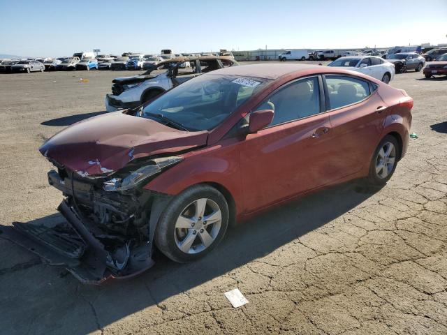 5NPDH4AE4DH221833 - 2013 HYUNDAI ELANTRA GLS RED photo 1