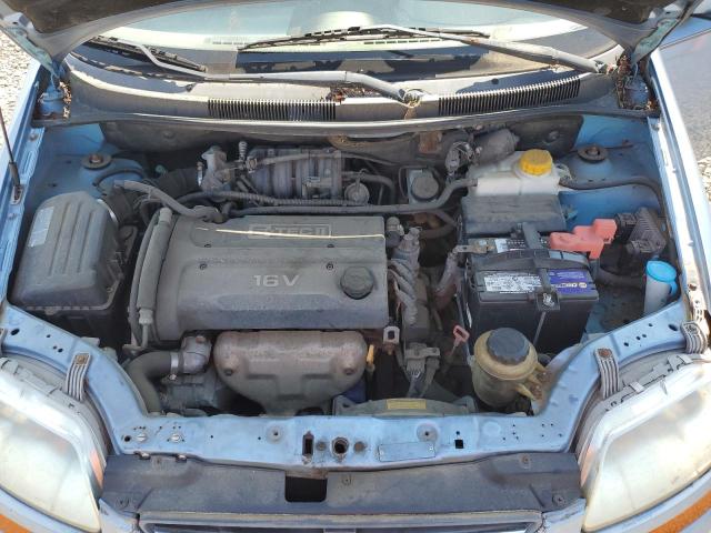 KL1TD62675B296286 - 2005 CHEVROLET AVEO BASE Mavi foto 11