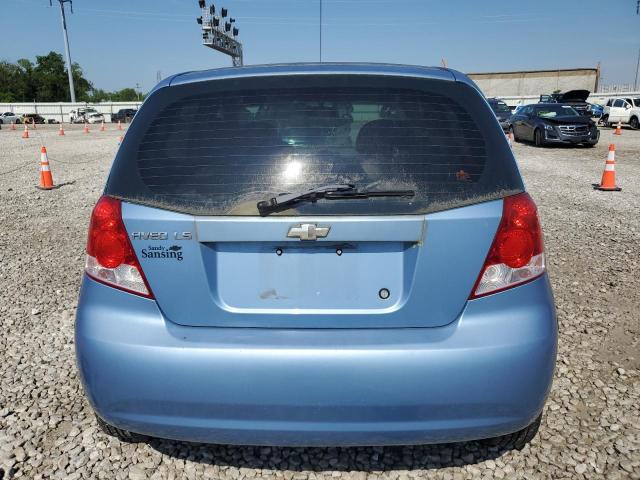 KL1TD62675B296286 - 2005 CHEVROLET AVEO BASE Mavi foto 6