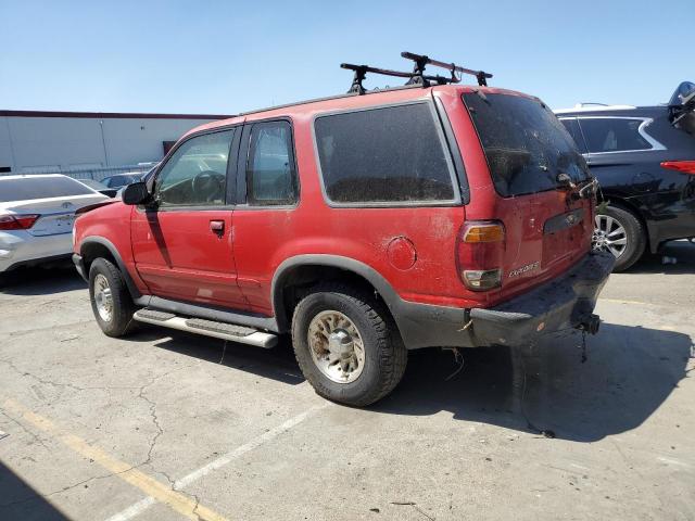 1FMYU22X5WUD11546 - 1998 FORD EXPLORER RED photo 2