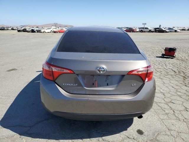 2T1BURHE1JC106322 - 2018 TOYOTA COROLLA L GRAY photo 6