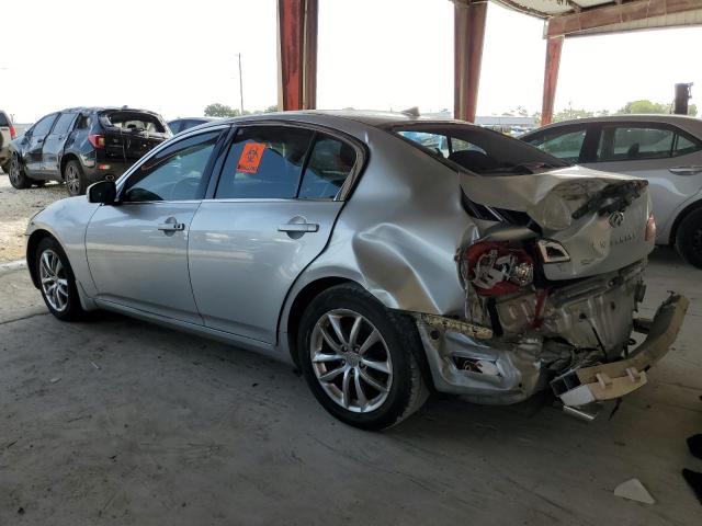 JNKBV61F08M255153 - 2008 INFINITI G35 SILVER photo 2