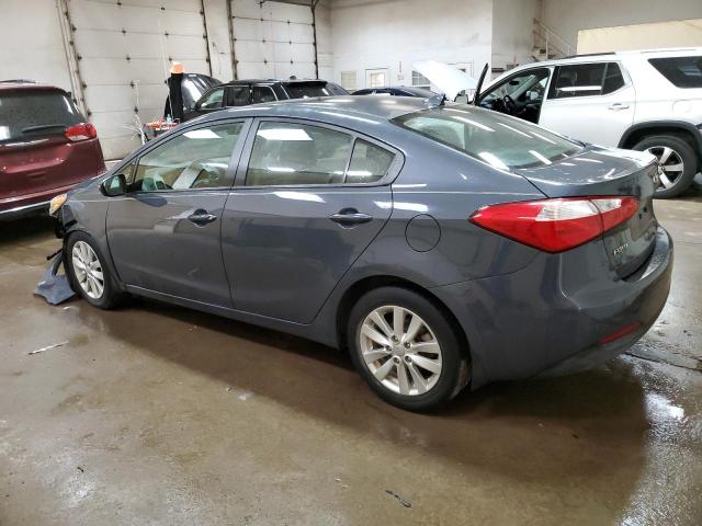 KNAFX4A66G5567727 - 2016 KIA FORTE LX BLUE photo 2