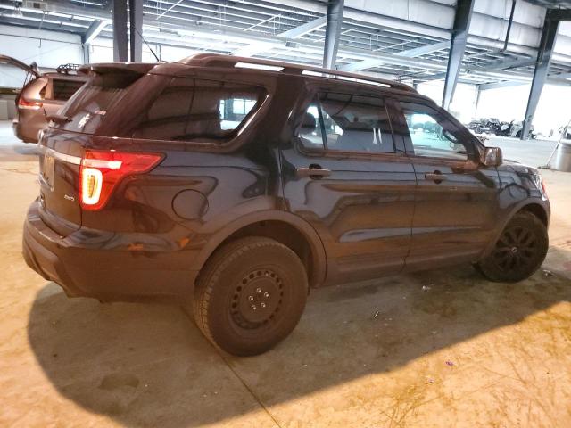 1FM5K8B85EGB55252 - 2014 FORD EXPLORER BLACK photo 3