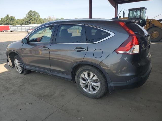 2HKRM4H74EH682217 - 2014 HONDA CR-V EXL GRAY photo 2