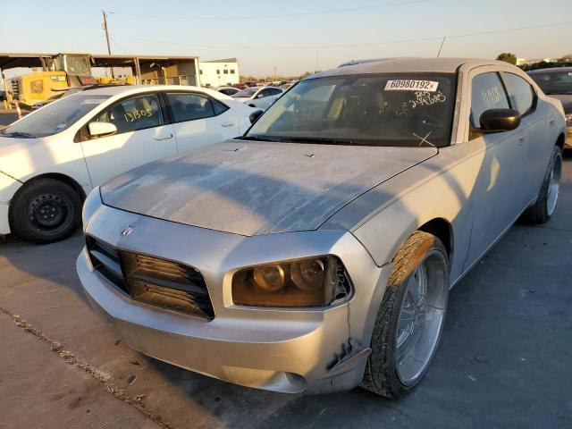 2B3KA43R18H249620 - 2008 DODGE CHARGER SILVER photo 2